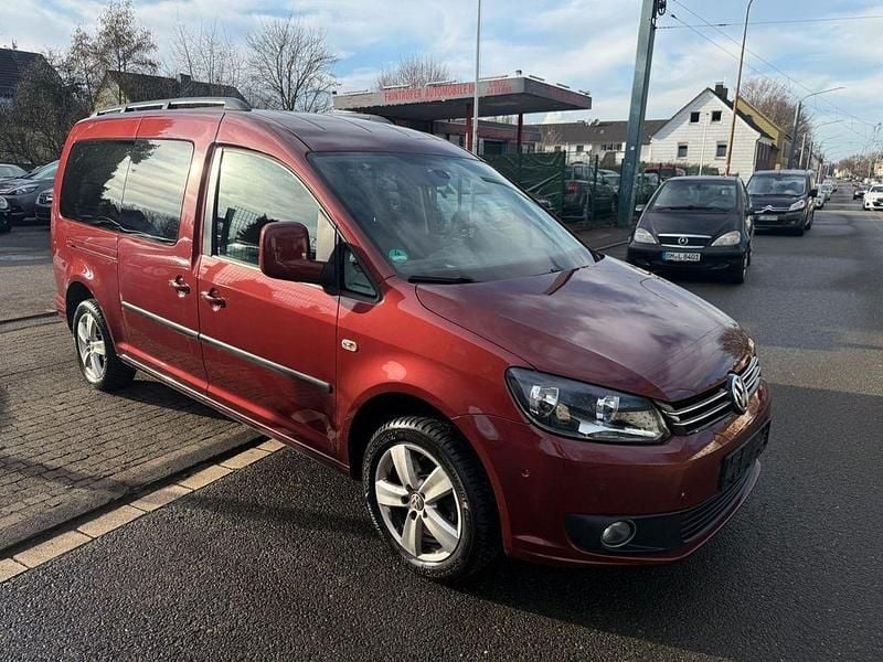 Gebraucht VW Caddy Maxi Comfortline 102 PS (75 kW) 2014 Rot Van / Kleinbus