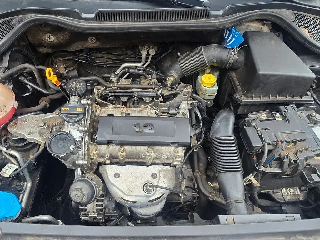 Gebraucht VW Polo Trendline 69 PS (50 kW) 2010 Schwarz Kleinwagen
