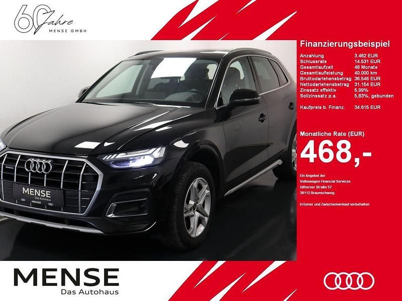 Mythosschwarz Gebraucht 2021 Audi Q5 Ambiente SUV | 37.615 € (Fairer Preis) - Bild 1/4