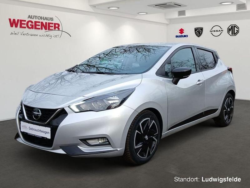 Silber Gebraucht 2022 Nissan Micra Kleinwagen | 18.990 € (Teuer) - Bild 1/4