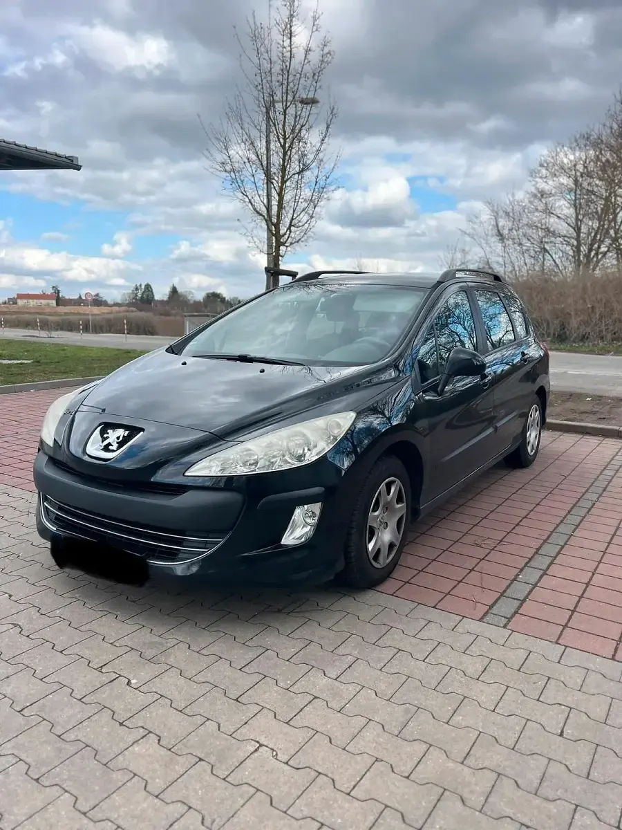 Gebraucht Peugeot 308 SW 109 PS (80 kW) 2008 Schwarz Kombi