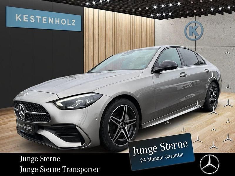 Silber Gebraucht 2024 Mercedes C220 AMG Limousine | 44.880 € (Teuer) - Bild 1/4