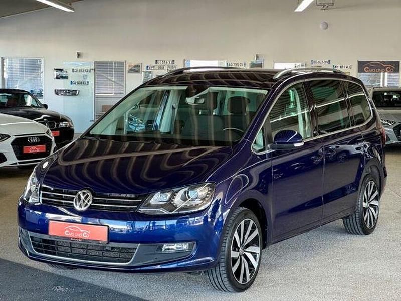 Gebraucht VW Sharan 184 PS (135 kW) 2018 Blau Van / Kleinbus