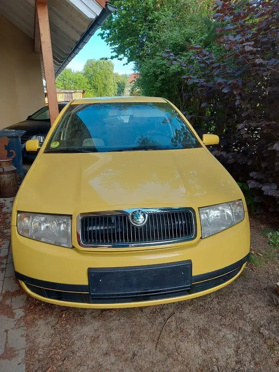 Brugt Skoda Fabia 101 HK (74 kW) 2004 Gul Stationcar