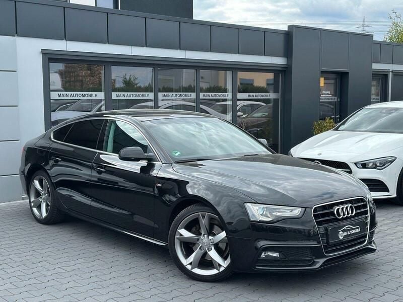 Schwarz Gebraucht 2015 Audi A5 Sportback S-Line Coupé | 13.890 € (Superpreis) - Bild 1/4