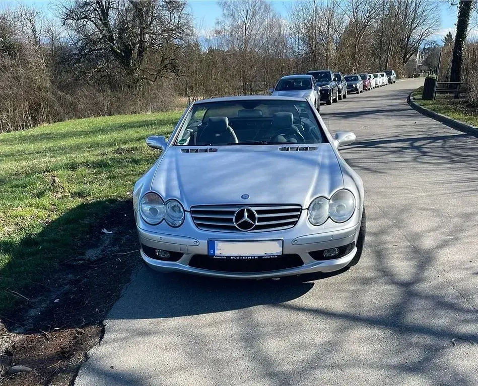 Gebraucht Mercedes SL55 AMG AMG 500 PS (367 kW) 2004 Silber Cabrio