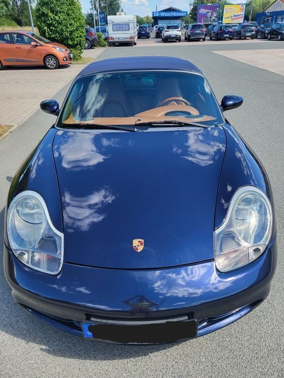 Blau Gebraucht 2002 Porsche Boxster S Cabrio | 19.800 € (Etwas zu teuer) - Bild 1/4
