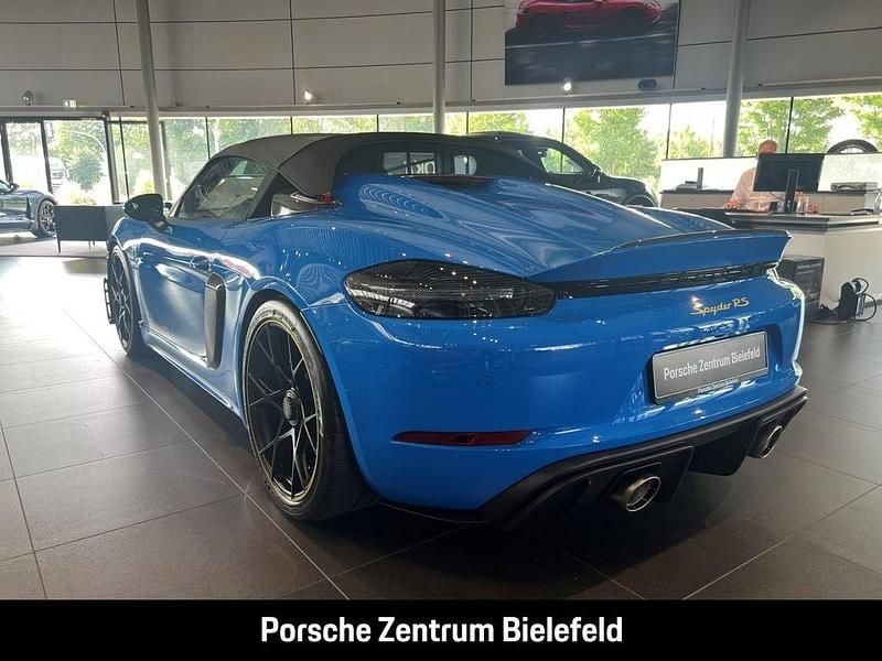 Neu Porsche 718 Spyder RS 500 PS (367 kW) 2026 Blau Cabrio