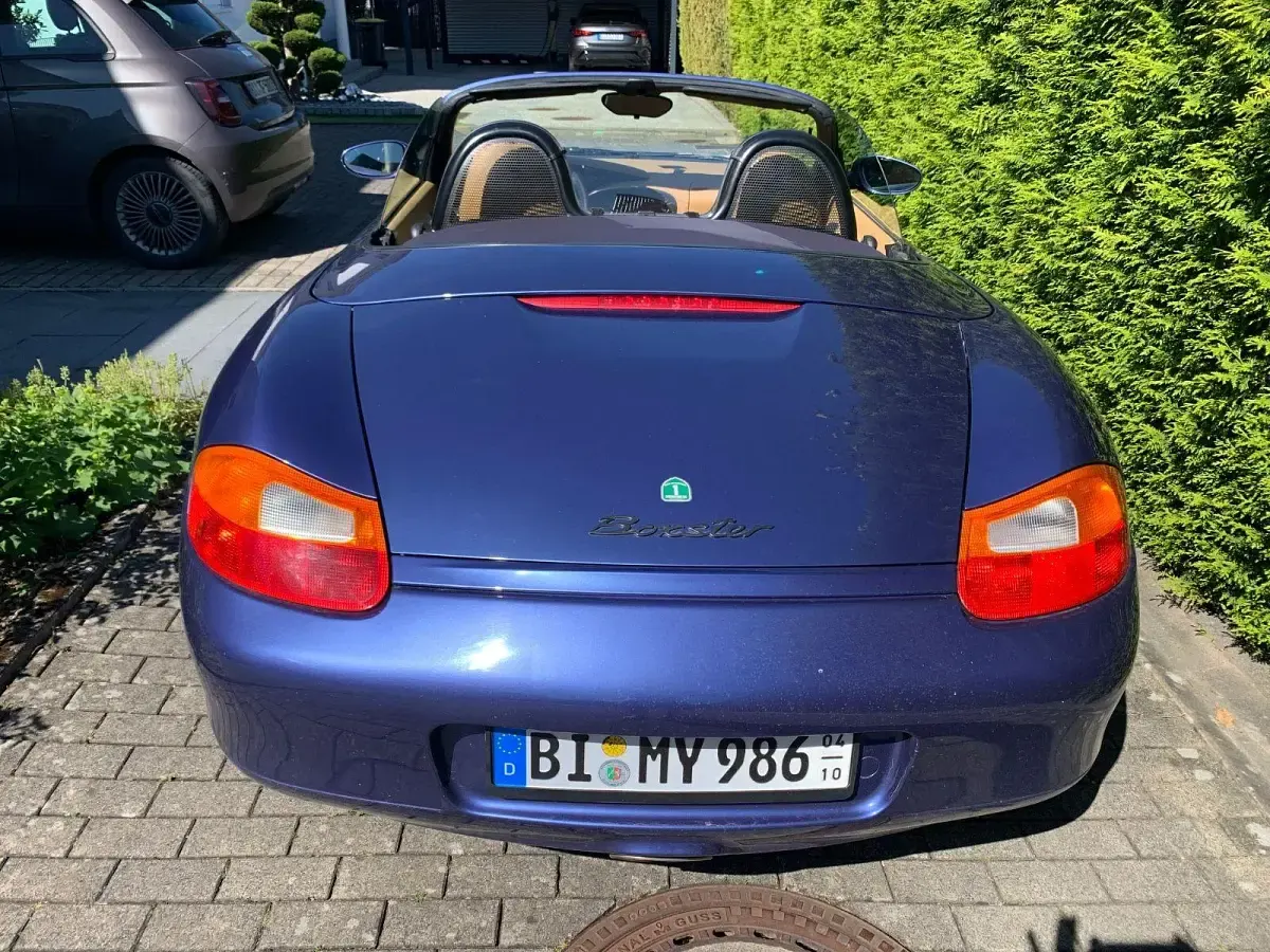 Brugt Porsche Boxster 204 HK (150 kW) 1997 Blå Cabriolet