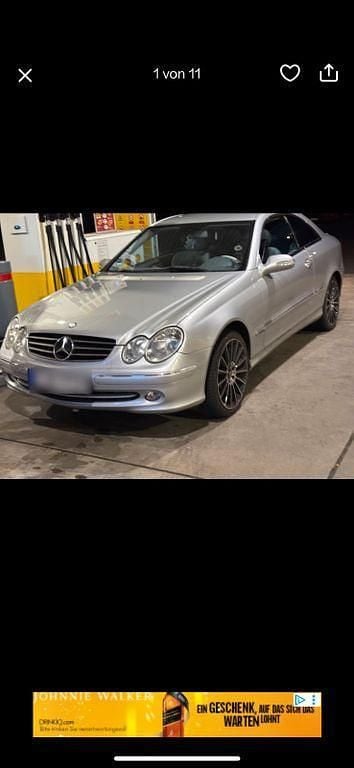 Silber Gebraucht 2004 Mercedes CLK200 Avantgarde Coupé | 2.300 € (Superpreis) - Bild 1/4