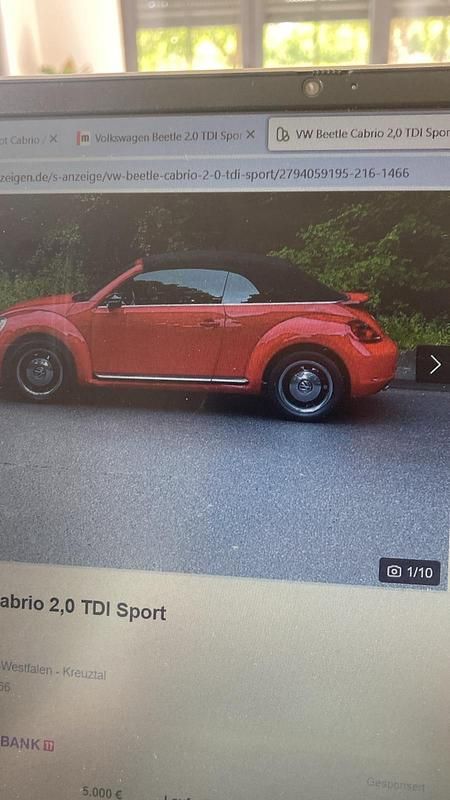 Gebraucht VW Beetle 140 PS (102 kW) 2014 Rot Kleinwagen