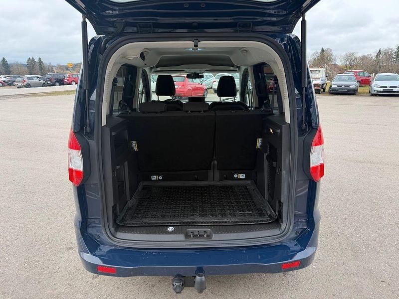 Gebraucht Ford Tourneo Courier Trend 101 PS (74 kW) 2018 Blau Van / Kleinbus