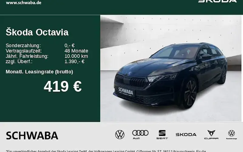 Gebraucht Skoda Octavia SportLine 204 PS (150 kW) 2026 Kombi