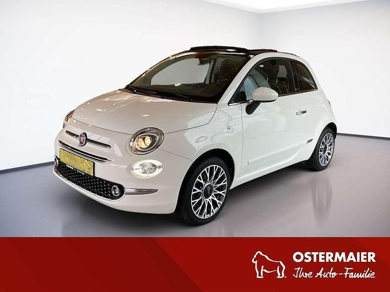 Colore esterno gelato weiss Gebraucht 2019 Fiat 500C Lounge Cabrio | 11.380 € (Guter Preis) - Bild 1/4