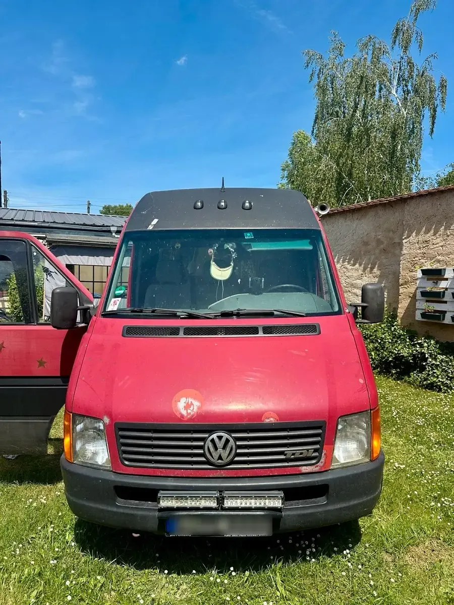 Gebraucht VW LT 110 PS (80 kW) 2001 Rot Van / Kleinbus