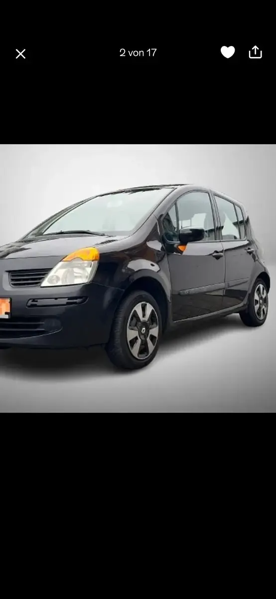 Occasion Renault Modus 75 ch (55 kW) 2005 Noir Monospace