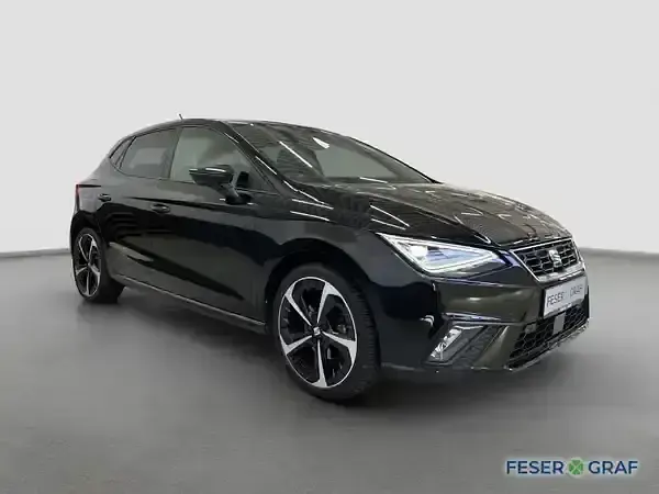 Gebraucht Seat Ibiza FR 116 PS (85 kW) 2024 Midnight schwarz metallic Kleinwagen
