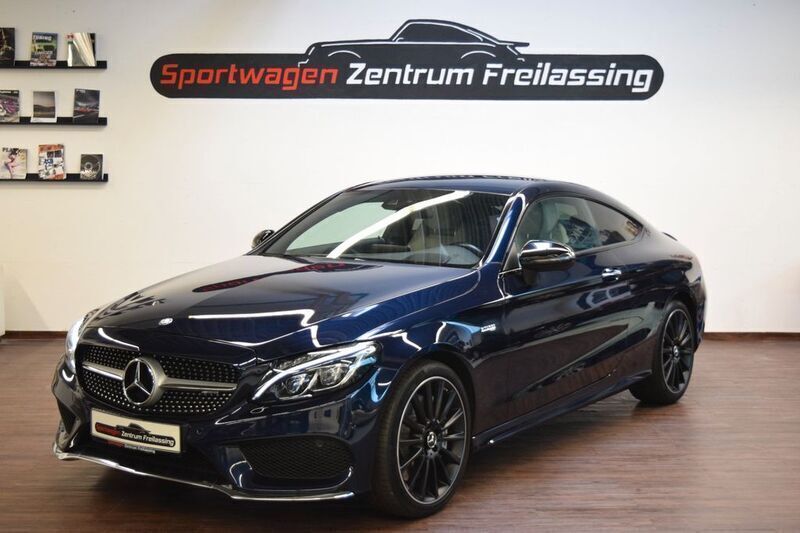 Blau Gebraucht 2017 Mercedes C43 AMG AMG Coupé | 36.490 € (Fairer Preis) - Bild 1/4