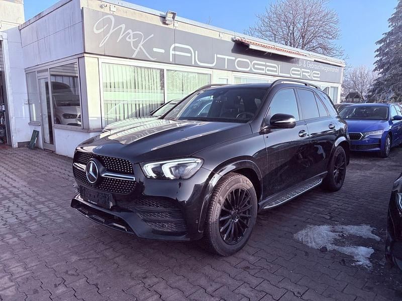 Schwarz Gebraucht 2022 Mercedes GLE350 AMG line SUV | 51.990 € (Superpreis) - Bild 1/4