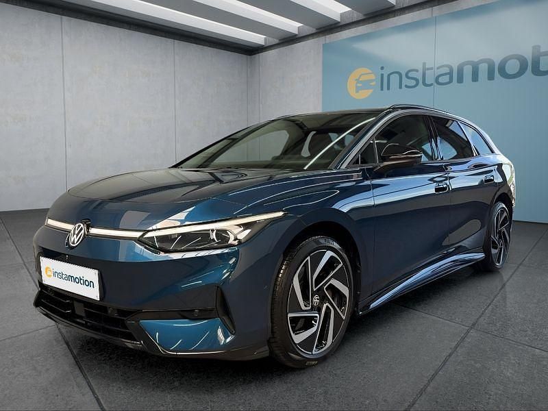 Blau Gebraucht 2024 VW ID.7 Limousine | 57.299 € - Bild 1/4
