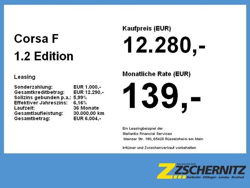 Gebraucht Opel Corsa Edition 75 PS (55 kW) 2022 Aluminium silb/kristall silb Kleinwagen