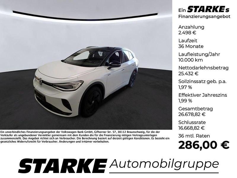 Gebraucht VW ID.4 GTX 219 kW (299 PS) 2023 Gletscherweiß metallic SUV