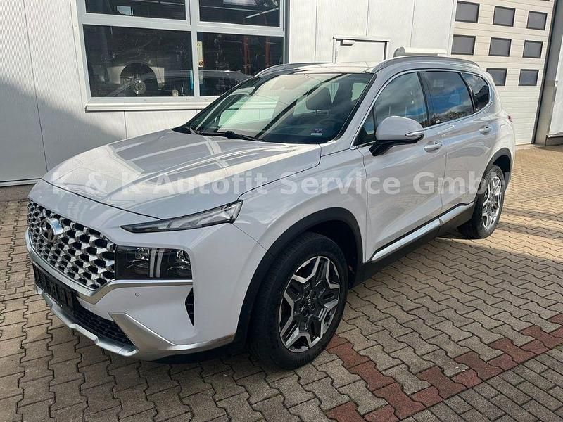 Weiß Gebraucht 2021 Hyundai Santa Fe Prime SUV | 29.500 € (Fairer Preis) - Bild 1/4