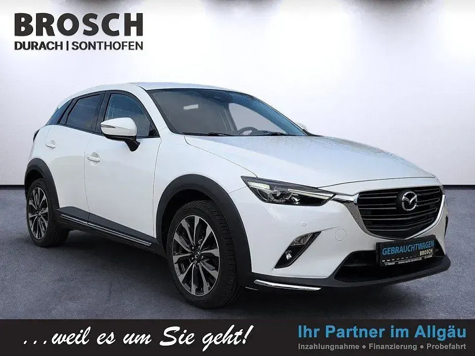 Gebraucht Mazda CX-3 Sky 121 PS (88 kW) 2018 Purweiß SUV