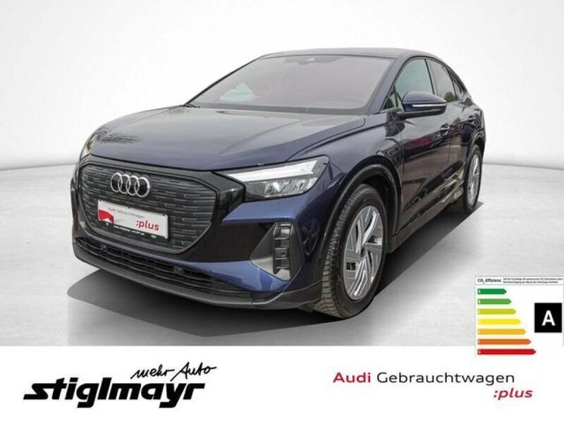 Navarrablau metallic (metallic) Gebraucht 2024 Audi e-tron Sportback SUV | 46.790 € (Superpreis) - Bild 1/4