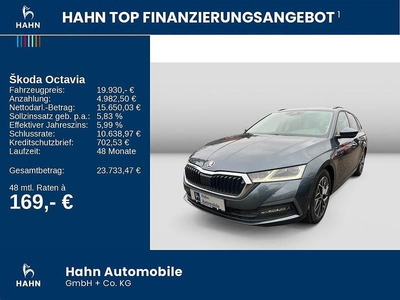 Gebraucht Skoda Octavia Clever 150 PS (110 kW) 2022 Quarzgrau metallic Kombi