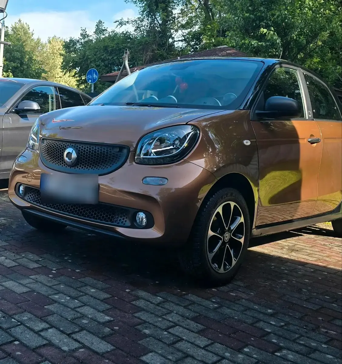 Używany Smart ForFour 75 KM (55 kW) 2015 Brązowy Hatchback