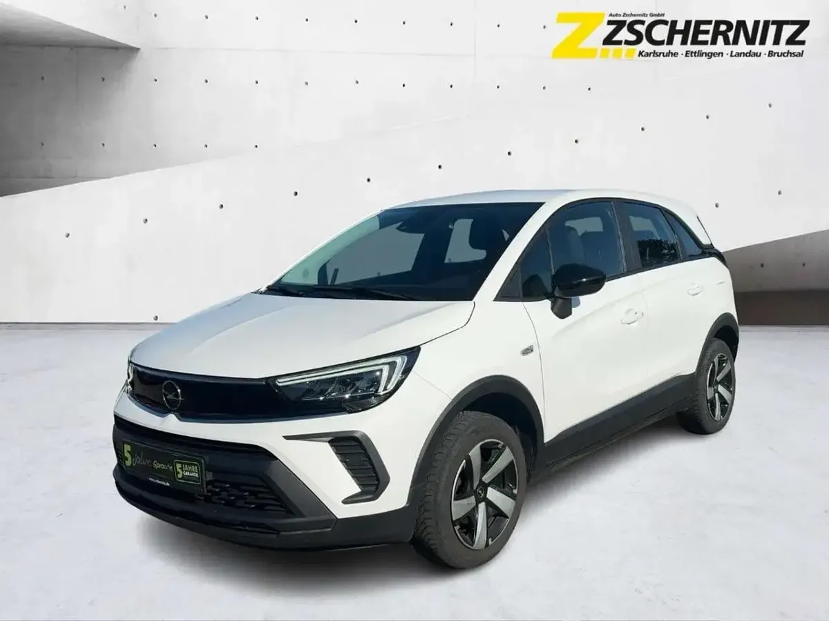 Gebraucht Opel Crossland X Enjoy 110 PS (80 kW) 2023 Jade weiss/arktis weiss SUV