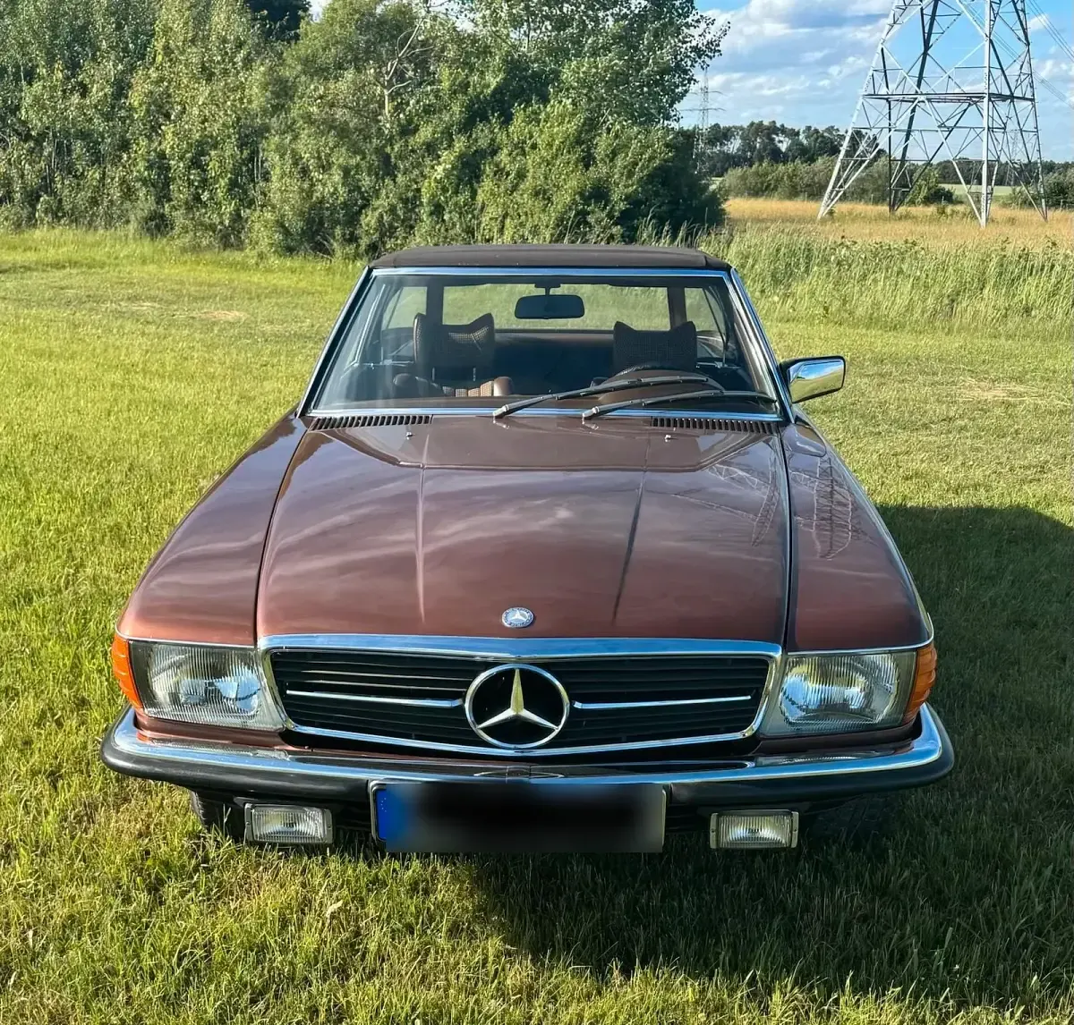 Gebraucht Mercedes SL280 186 PS (136 kW) 1975 Braun Cabrio
