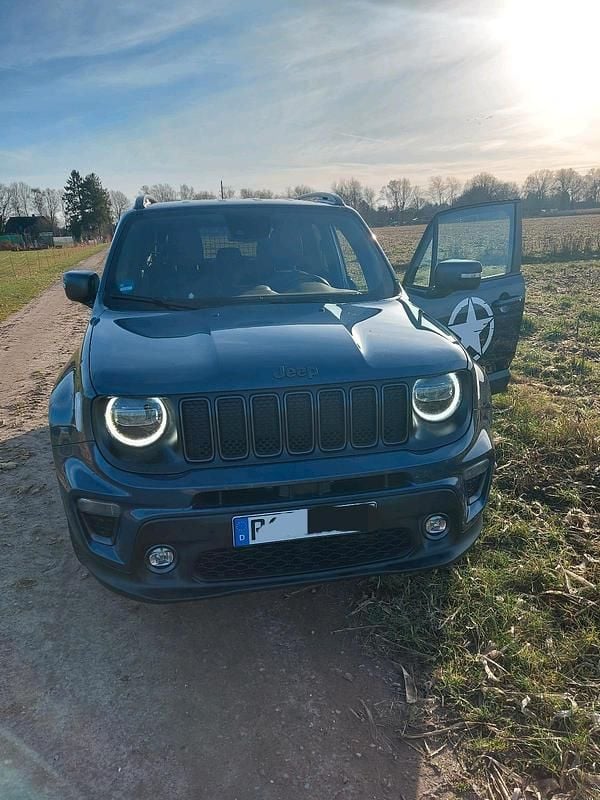 Blau Gebraucht 2021 Jeep Renegade SUV | 17.300 € (Guter Preis) - Bild 1/4