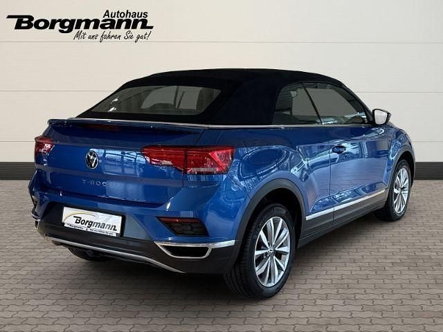 Gebraucht VW T-Roc Cabriolet Style 110 PS (80 kW) 2021 Blau Cabrio