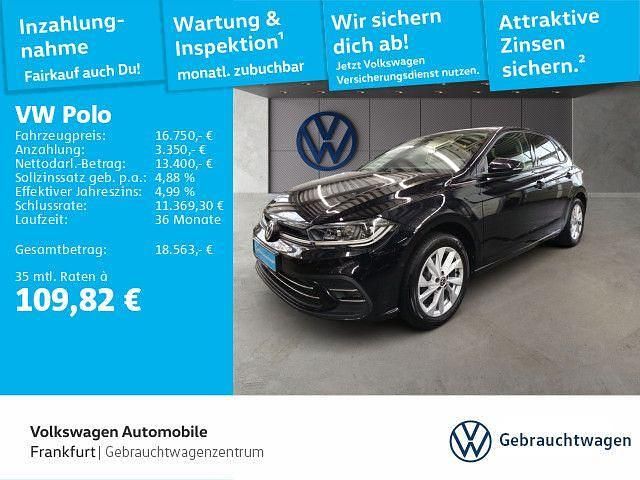 Deep black perleffekt Gebraucht 2022 VW Polo Style Limousine | 16.750 € (Fairer Preis) - Bild 1/4