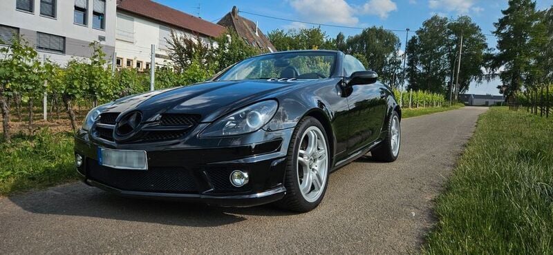 Schwarz Gebraucht 2005 Mercedes SLK55 AMG AMG Cabrio | 14.900 € - Bild 1/4