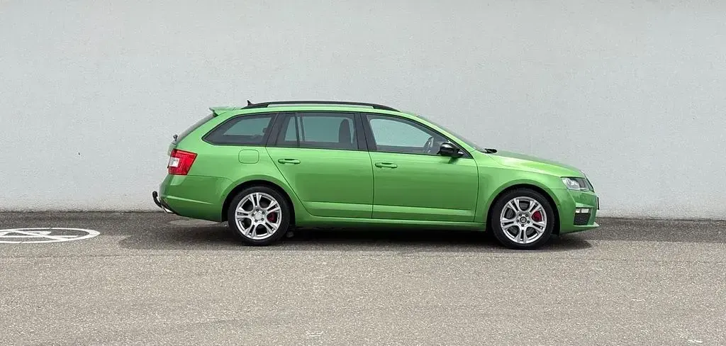 Gebraucht Skoda Octavia RS 184 PS (135 kW) 2015 Grün Kombi