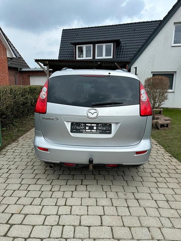 Gebraucht Mazda 5 116 PS (85 kW) 2007 Silber Van / Kleinbus