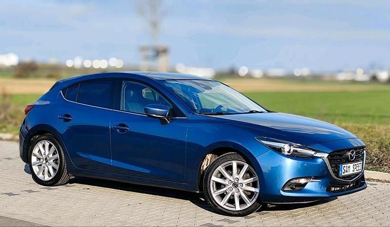Gebraucht Mazda 3 Sky 150 PS (110 kW) 2018 Blau Limousine