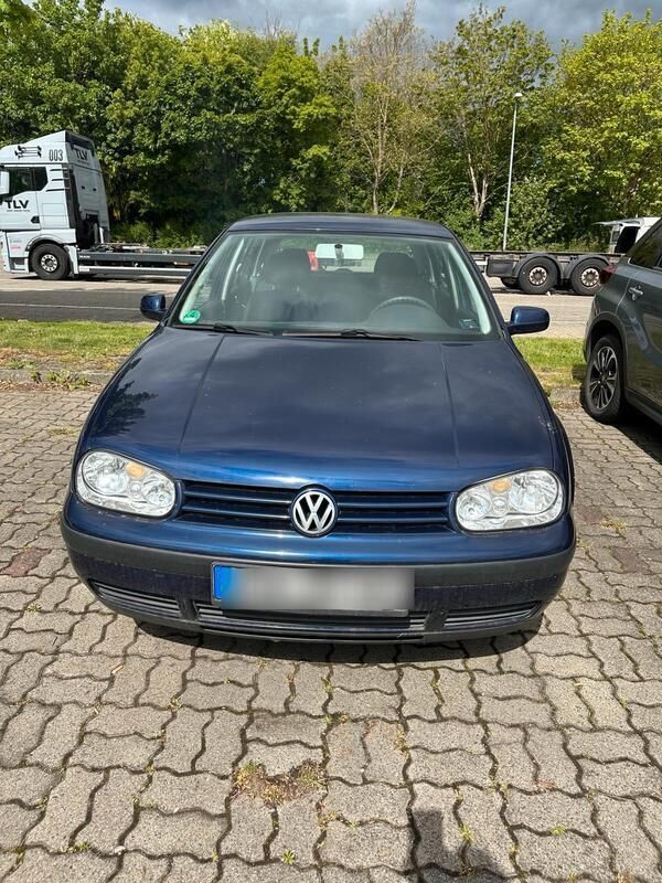 Blau Gebraucht 2001 VW Golf IV Limousine | 500 € (Superpreis) - Bild 1/4