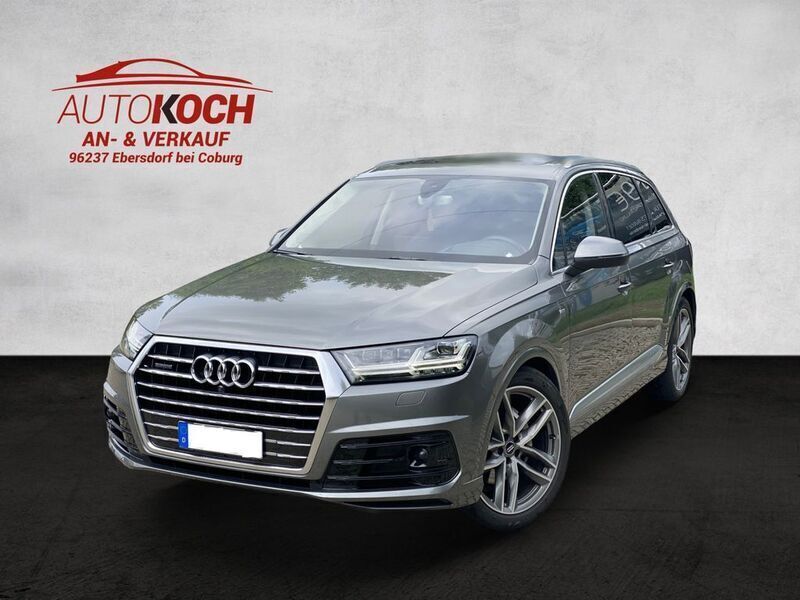 Grau Gebraucht 2016 Audi Q7 S-Line SUV | 42.800 € - Bild 1/4