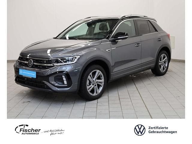 Grau Gebraucht 2024 VW T-Roc R-line SUV | 32.840 € (Fairer Preis) - Bild 1/3