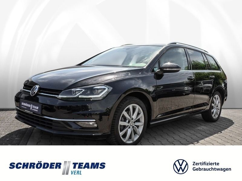 Schwarz Gebraucht 2019 VW Golf VII Highline Kombi | 21.490 € (Fairer Preis) - Bild 1/4
