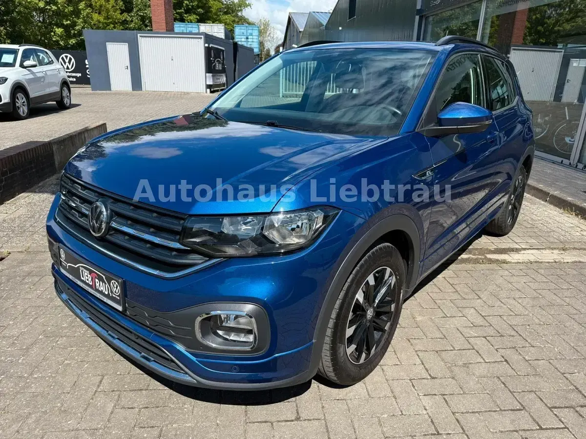 Gebraucht VW T-Cross R-line 95 PS (69 kW) 2020 Blau SUV