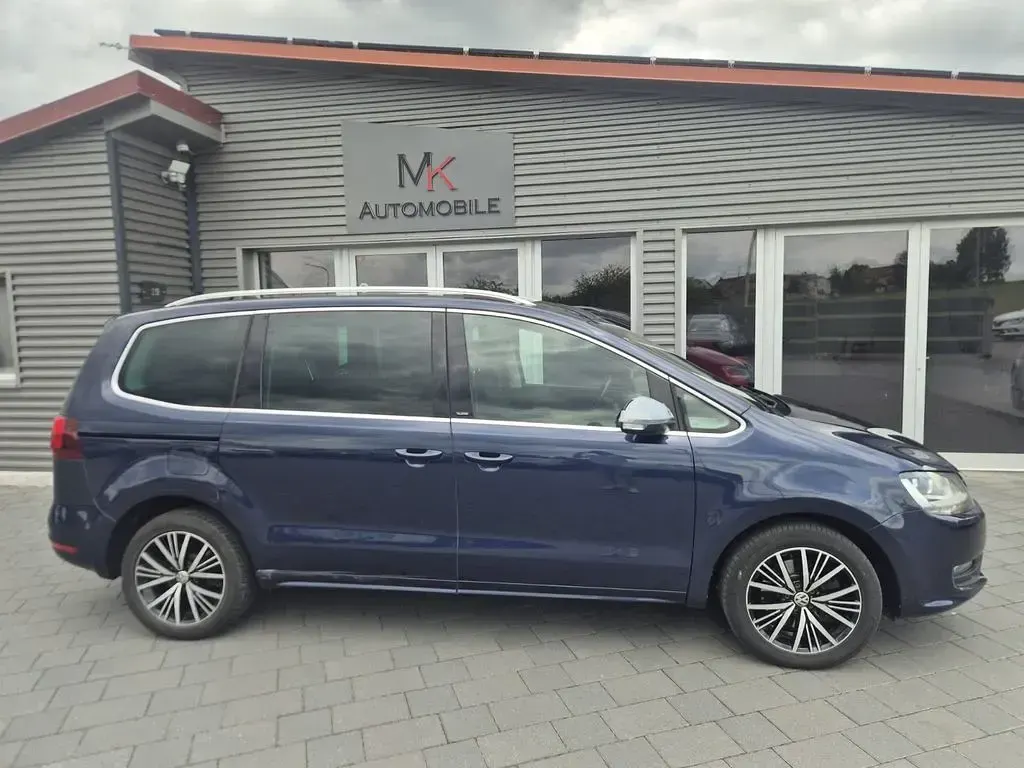 Gebraucht VW Sharan Allstar 150 PS (110 kW) 2016 Blau Van / Kleinbus