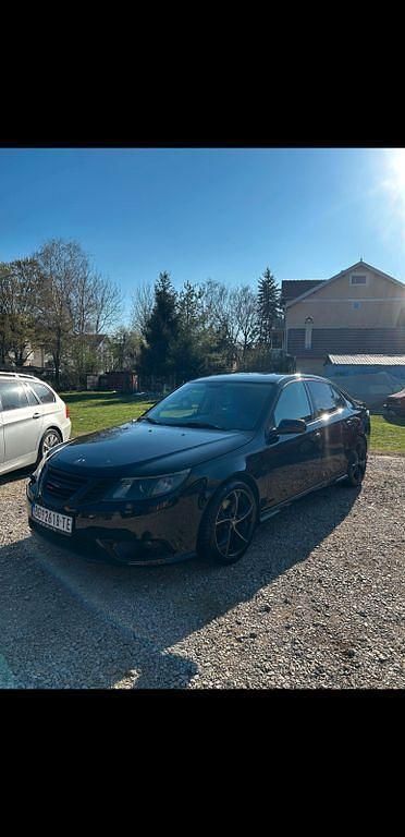Schwarz Gebraucht 2008 Saab 9-3 Aero Limousine | 12.500 € - Bild 1/4