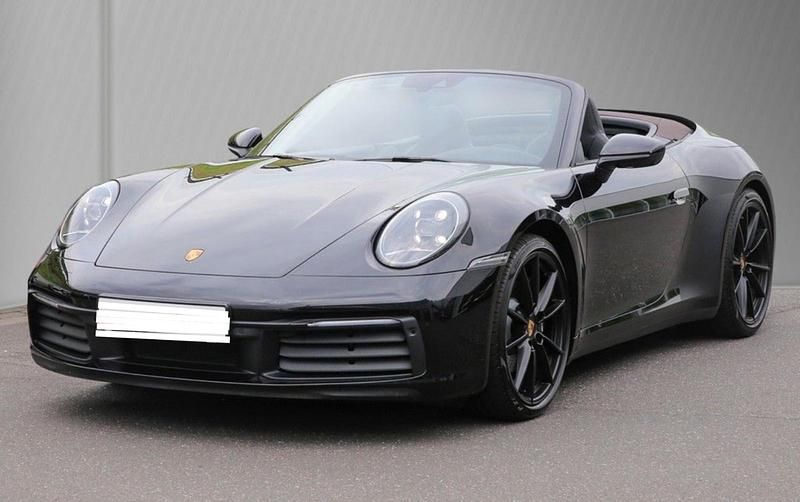 Schwarz Gebraucht 2022 Porsche 911 Carrera 4 Cabriolet Cabrio | 129.000 € (Fairer Preis) - Bild 1/4