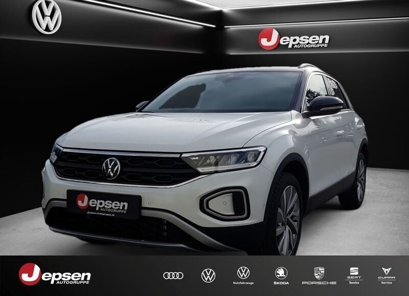 Pure white / schwarz Gebraucht 2025 VW T-Roc Goal SUV | 27.970 € (Guter Preis) - Bild 1/4