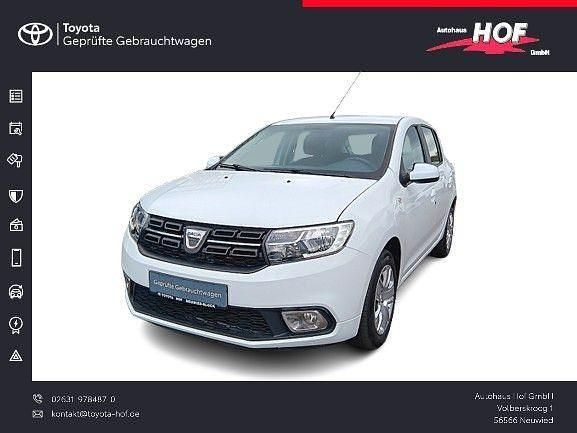 Weiß Gebraucht 2019 Dacia Sandero Comfort Kleinwagen | 9.290 € (Teuer) - Bild 1/4